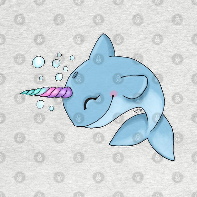 Bubbly Narwhal by ruthimagination